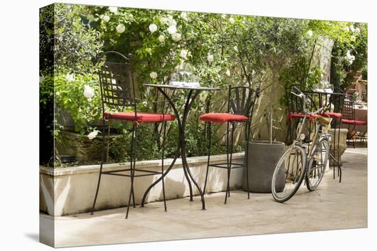 Southern France, St. Remy. Sidewalk Cafes-Emily Wilson-Premier Image Canvas