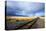 Southern Pacific Railway under Storm Clouds, Black Rock Desert,Nevada-Richard Wright-Premier Image Canvas