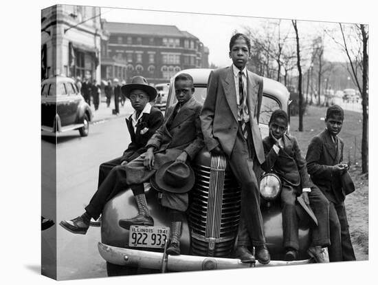 Southside Boys, Chicago, c.1941-Russell Lee-Premier Image Canvas