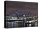 Southwark Bridge, City of London, the Thames, Night Photography, London, England, Uk-Axel Schmies-Premier Image Canvas