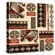 Southwest Textile II-Nicholas Biscardi-Stretched Canvas