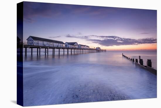 Southwold Pier at dawn, Southwold, Suffolk, England, United Kingdom, Europe-Andrew Sproule-Premier Image Canvas