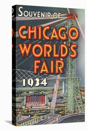 Souvenir of Chicago World's Fair, 1934-null-Stretched Canvas