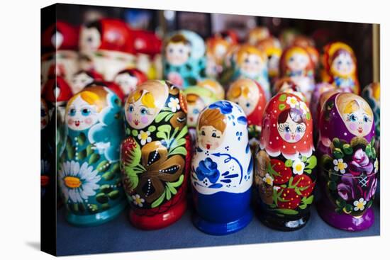 Souvenir Russian dolls for sale, Old Town, Tallinn, Estonia, Europe-Ben Pipe-Premier Image Canvas