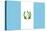 Sovereign State Flag Of Country Of Guatemala In Official Colors-Speedfighter-Stretched Canvas