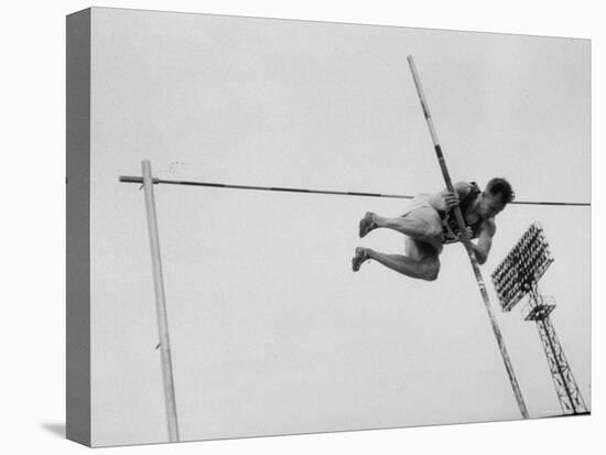 Soviet Athlete Training For the Olympics-Lisa Larsen-Premier Image Canvas