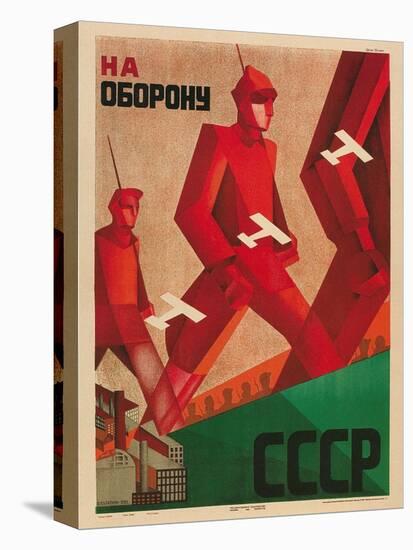 Soviet Defense Poster-null-Stretched Canvas