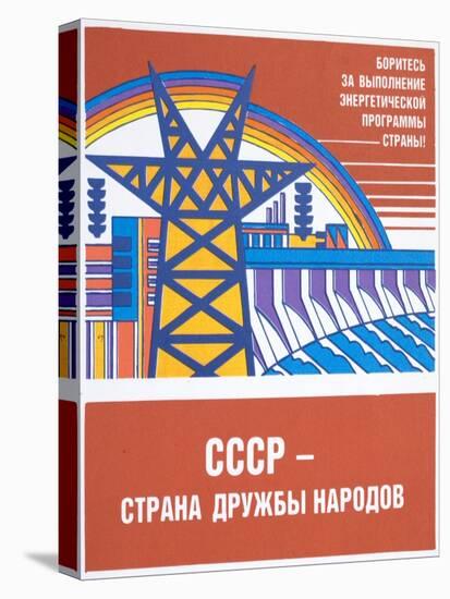 Soviet Energy Poster-null-Premier Image Canvas