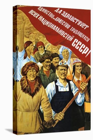 Soviet Political Poster, 1934-null-Premier Image Canvas