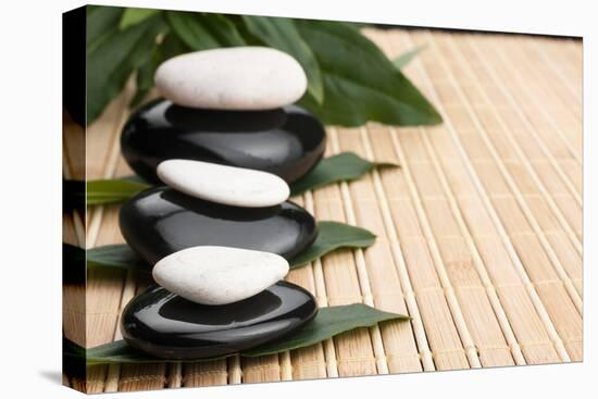 Spa Concept With Zen Stones And Leaves-alekleks-Premier Image Canvas