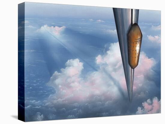 Space Elevator, Artwork-Richard Bizley-Premier Image Canvas