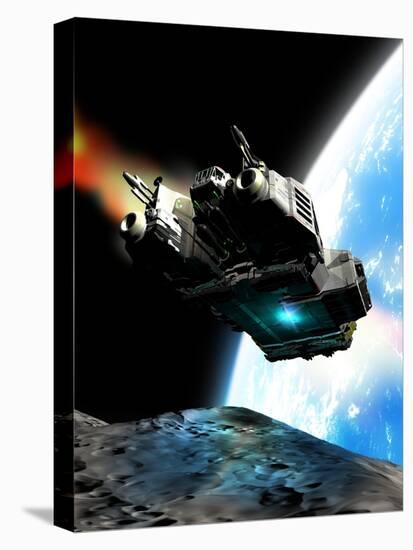 Space Exploration, Artwork-Victor Habbick-Premier Image Canvas