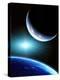 Space Scene with Two Planets-frenta-Premier Image Canvas