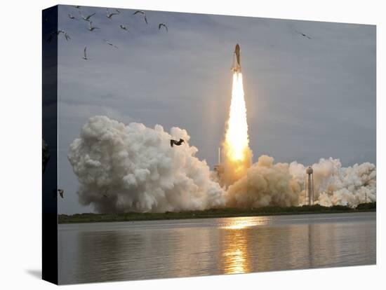 Space Shuttle Atlantis Lifts Off from the Kennedy Space Center, Florida-Stocktrek Images-Premier Image Canvas