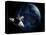 Space Shuttle Backdropped Against Earth-Stocktrek Images-Premier Image Canvas