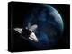 Space Shuttle Backdropped Against Earth-Stocktrek Images-Premier Image Canvas