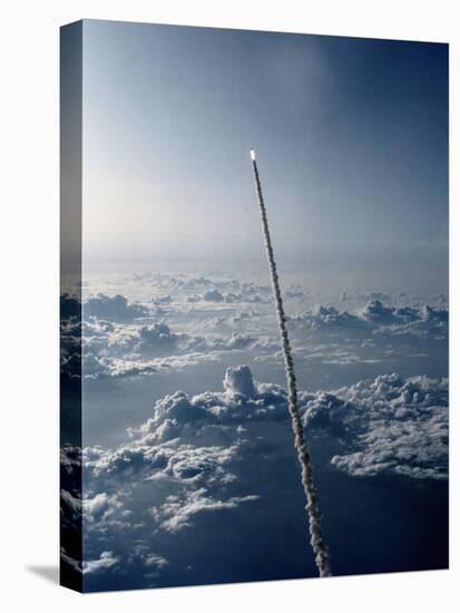Space Shuttle Challenger Leaving Earth-John W. Young-Premier Image Canvas