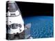 Space Shuttle Edeavour as Seen from the International Space Station-Stocktrek Images-Premier Image Canvas