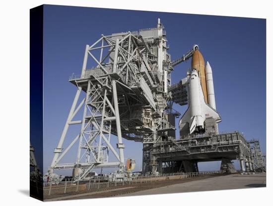 Space Shuttle Endeavour Atop a Mobile Launcher Platform at Kennedy Space Center-null-Premier Image Canvas