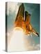 Space Shuttle Lifting Off-David Bases-Premier Image Canvas