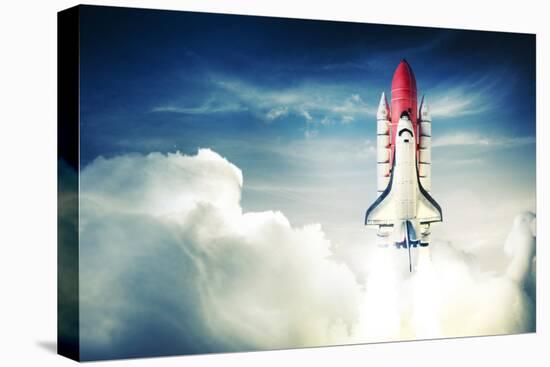 Space Shuttle Taking off on a Mission-Fer Gregory-Premier Image Canvas
