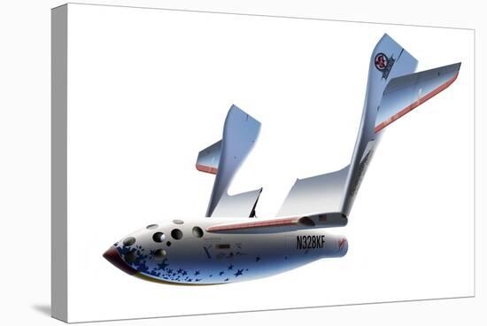 SpaceShipOne Re-entry, Artwork-Detlev Van Ravenswaay-Premier Image Canvas