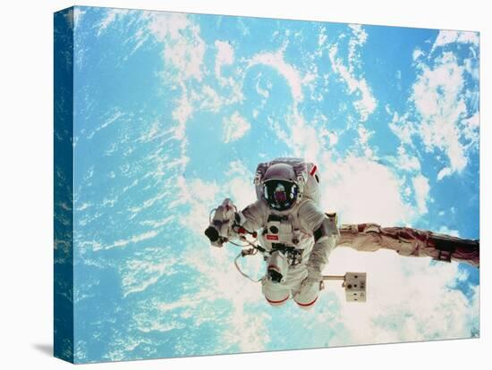 Spacewalk During Shuttle Mission STS-69-null-Premier Image Canvas