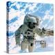 Spacewalk During Shuttle Mission STS-69-null-Premier Image Canvas