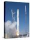 Spacex?S Falcon 9 Rocket and Dragon Spacecraft Lift Off from Cape Canaveral Air Force Station-null-Stretched Canvas