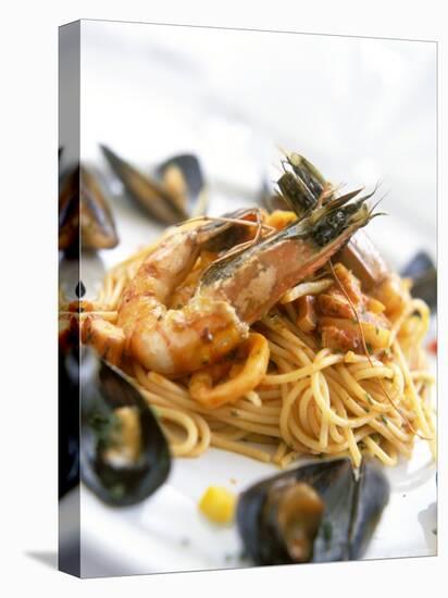 Spaghetti Di Frutti Di Mare (Spaghetti with Seafood)-null-Premier Image Canvas