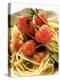 Spaghetti with Cherry Tomatoes and Olives-null-Premier Image Canvas