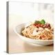 Spaghetti with Tomato Sauce and Parmigiano-null-Premier Image Canvas