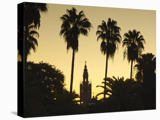 Spain, Andalucia Region, Seville Province, Seville, Giralda Tower from the Rio Guadalquivir River-Walter Bibikow-Premier Image Canvas