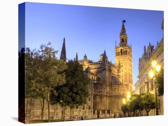 Spain, Andalucia, Sevilla, Cathedral and Giralda Tower-Michele Falzone-Premier Image Canvas