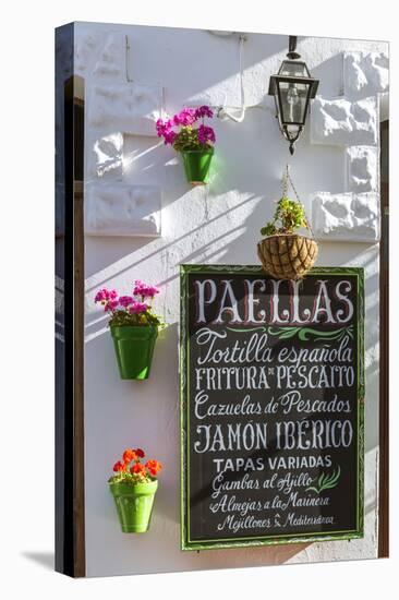 Spain, Andalusia, Cadiz Province, Tarifa. Outdoor Cafè in the Old Town-Matteo Colombo-Premier Image Canvas