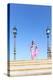 Spain, Andalusia, Seville. Flamenco Dancer Performing in Plaza De Espana-Matteo Colombo-Premier Image Canvas