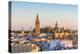 Spain, Andalusia, Seville. High Angle View of the Cathedral with the Giralda Tower-Matteo Colombo-Premier Image Canvas