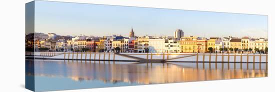 Spain, Andalusia, Seville. Triana District at Sunrise with Guadalquivir River-Matteo Colombo-Premier Image Canvas