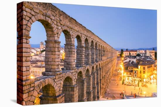 Spain, Castile and Leon, Segovia. the Roman Aqueduct-Matteo Colombo-Premier Image Canvas