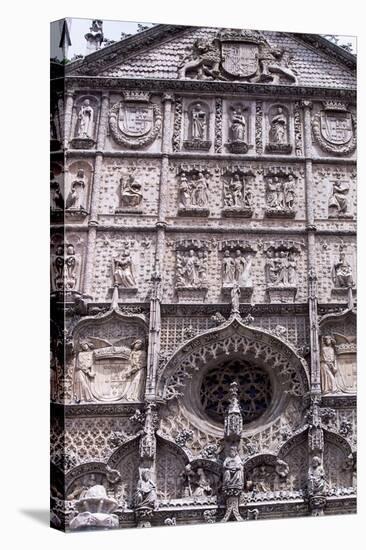 Spain, Castile and Leon, Valladolid, Convent of San Pablo, Facade Detail-null-Premier Image Canvas