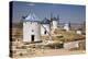 Spain, Castile-La Mancha, Toledo, Consuegra. La Mancha windmills.-Julie Eggers-Premier Image Canvas