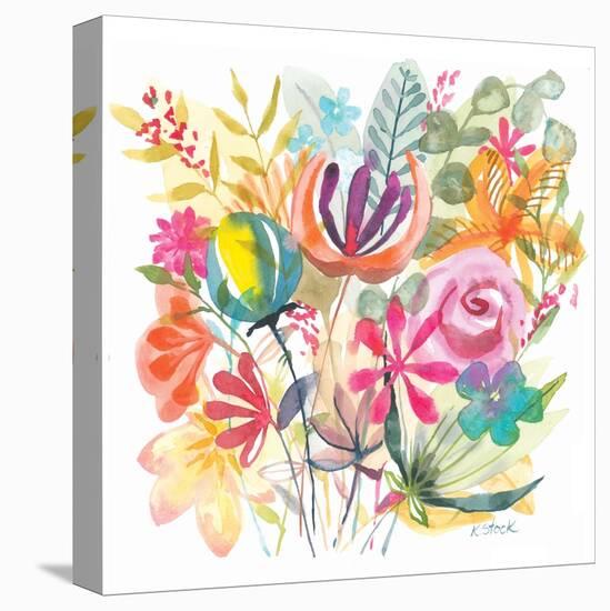 Spain Floral Bouquet 1-Kerstin Stock-Stretched Canvas