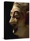 Spain, Ibiza, Detail of Female Head, Terracotta-null-Premier Image Canvas