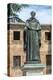Spain, Salamanca, Statue of Frei Luis de Leon in Yard of the Clergy-Jim Engelbrecht-Premier Image Canvas