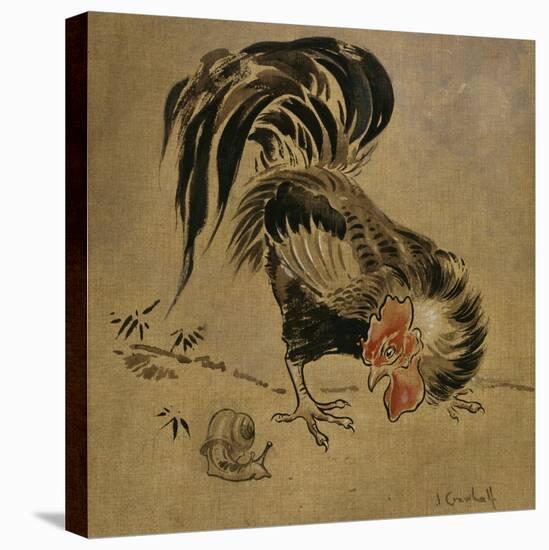 Spanish Cock and Snail-Joseph Crawhall-Premier Image Canvas
