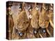 Spanish Hams Hanging in a Restaurant Bodega, Seville, Andalusia, Spain, Europe-Guy Thouvenin-Premier Image Canvas