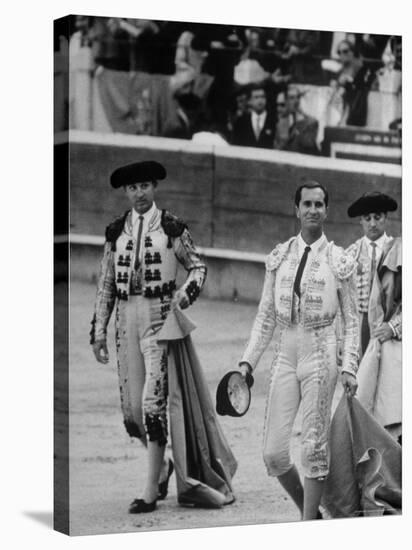 Spanish Matador Luis Miguel Dominguin During the Paseo of the Matadors at Beginning of Bullfight-Loomis Dean-Premier Image Canvas