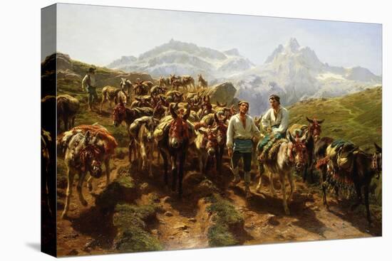 Spanish Muleteers Crossing the Pyrenees, 1857-Rosa Bonheur-Premier Image Canvas
