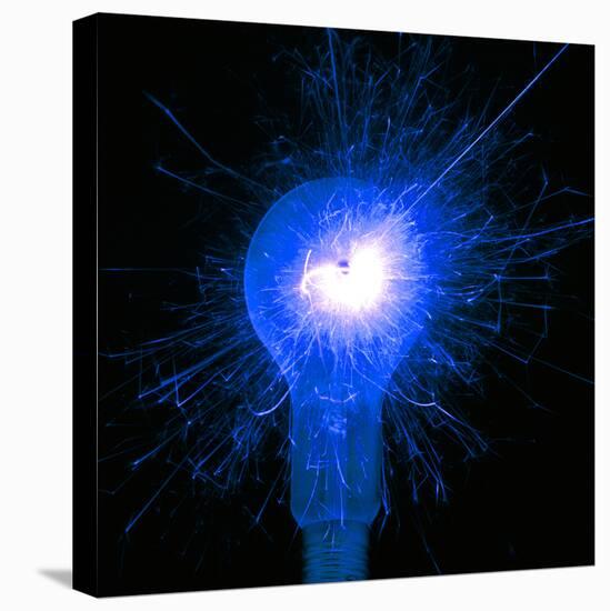 Sparking Light Bulb-Victor De Schwanberg-Premier Image Canvas