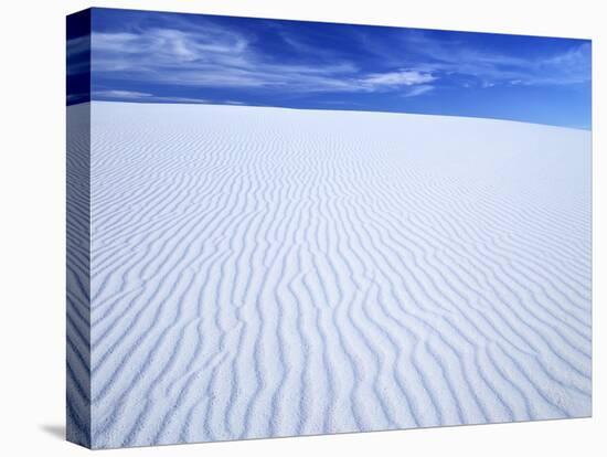 Sparkling White Rippled Gypsum Dunes, White Sands Nm, New Mexico, USA-Jerry Ginsberg-Premier Image Canvas